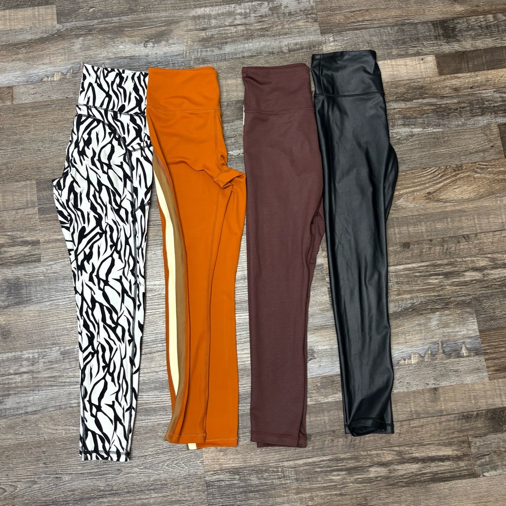 4 Pair Zyia Active Leggings Lot